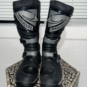 FORMA Black and Gray Motocross Boots